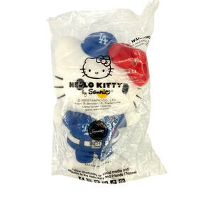 Hello Kitty 2023 LA Dodgers Baseball Plush Doll SGA 6" Brand New Sealed